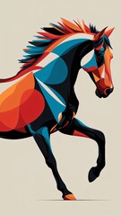 Obraz premium Minimalist Wall painting Art design for print, cover, wallpaper, Minimal and natural wall illustration