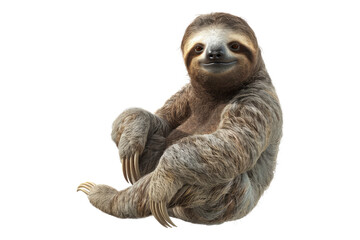 Fototapeta premium Sloth isolated on a white background