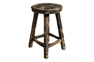 Stool isolated on a white background