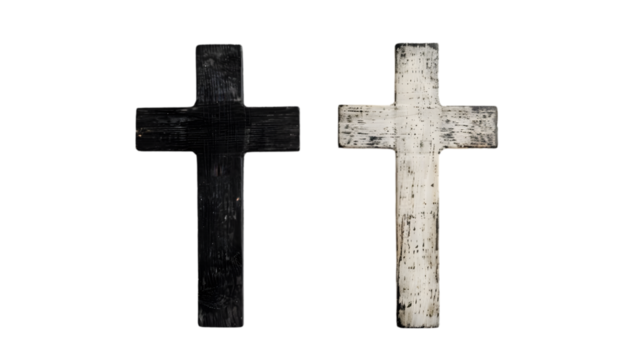 mark and cross mark isolated on a transparent background