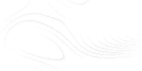 White paper cut background. Abstract realistic papercut decoration textured with wavy layers. Origami 3d multi layers. Modern trendy paper design