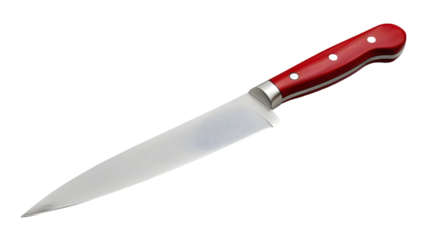 kitchen knife isolated on a transparent background