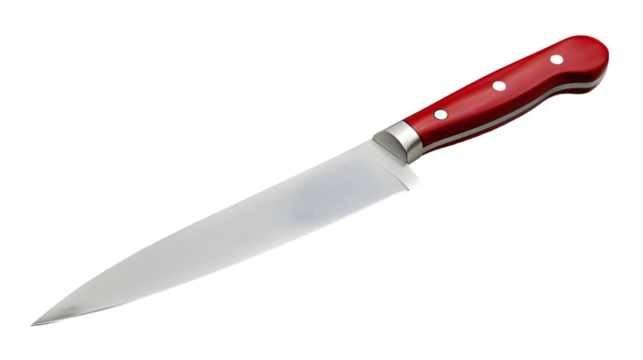 kitchen knife isolated on a transparent background - Powered by Adobe