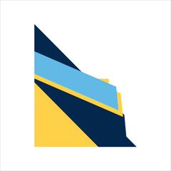 Corner Geometric Shape Vector Element