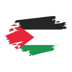 flag palstine vector design brush