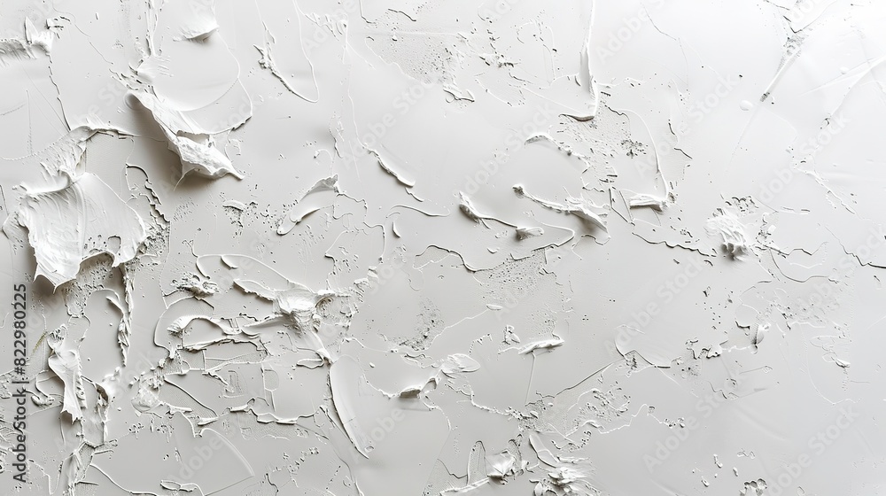 Poster Flat white background with a subtle noise texture