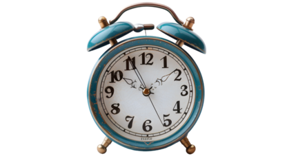 simple wall clock, isolated on a transparent background