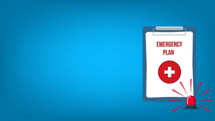 Emergency plan paper documents 