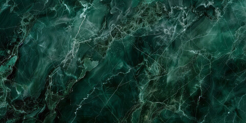 A dark green marble texture with veins of light emerald, forming a seamless pattern for a background and wallpaper.