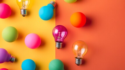 National creativity day concept. Art, abstract, and beautiful colour background