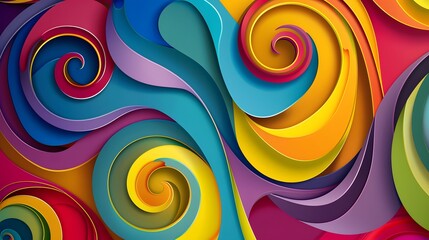 Fototapeta premium an abstract backdrop illustration with multi-colored design shapes