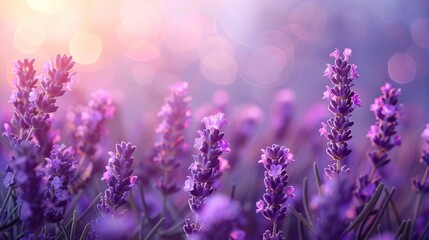 Fototapeta premium Lavender purple with a smooth gradient,