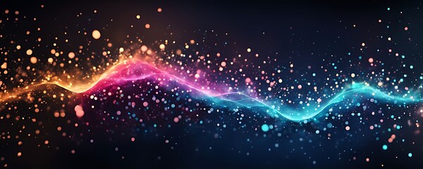 Fototapeta premium Digital background for advanced technological operations, neural networks, AI, data transmission, encryption, digital archives, audio and visual representations, scientific research and etc