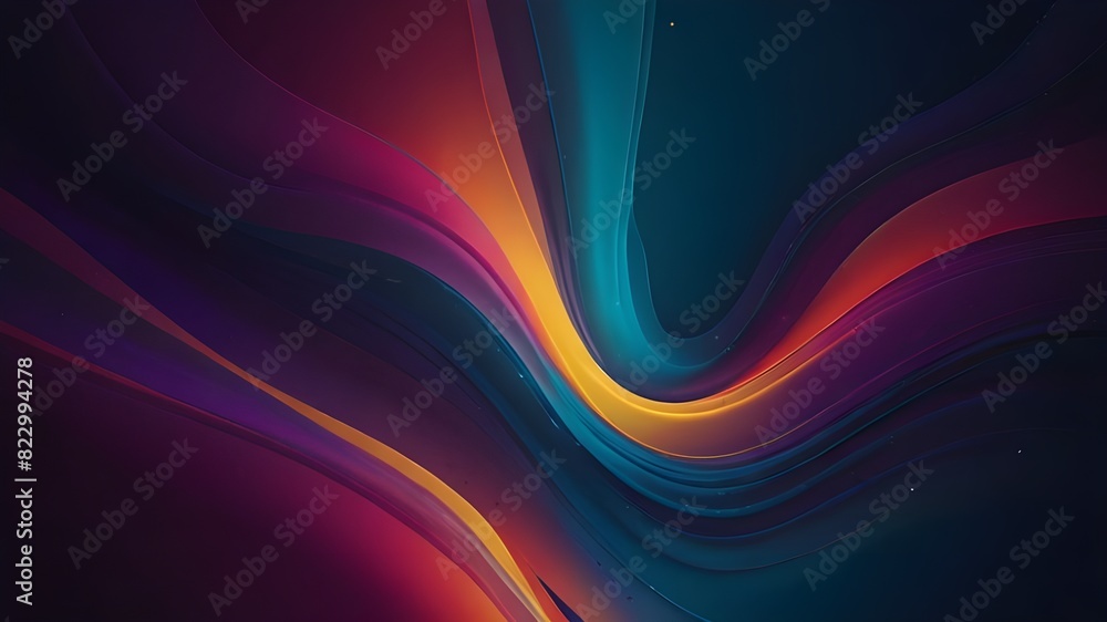 Poster fluid gradient background design. futuristic liquid abstract colorful wallpaper. eps 10 generative a