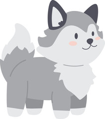 Wolf cub illustration