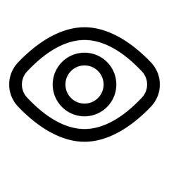 eye see visibility line icon ui for website and smartphone application