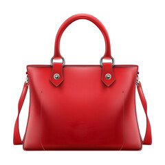 Red Handbag Isolated on Transparent Background, Graphic Resource