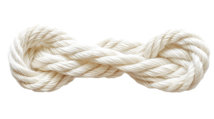 String, crossed yarn isolated on a transparent background