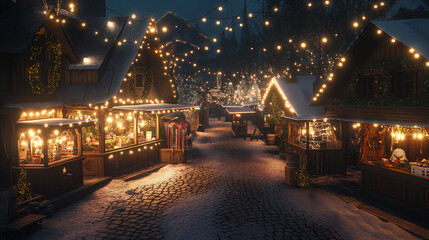 view of the city in night with fancy lights 