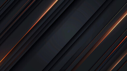 Obraz premium Modern black square tech corporate abstract technology background design banner pattern presentation background web template. material in white squares shapes in random geometric pattern.