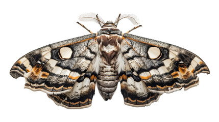 Fototapeta premium moth isolated on a transparent background