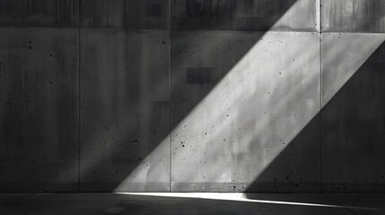 Grunge gray concrete wall with light streaks  describes a background image well