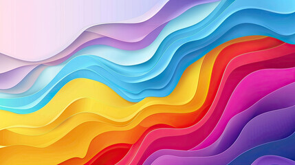 Abstract colorful waves. Trendy vector illustration in style retro background