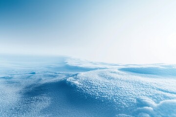 A cooling gradient from icy blue to snowy white, creating the impression of a frost-covered...