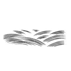 Wave gold leaf background Japanese vector