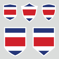 Costa Rica Set shield frame