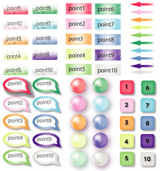 タグ　ラベル　フレーム　枠　見出し　吹き出し　セット