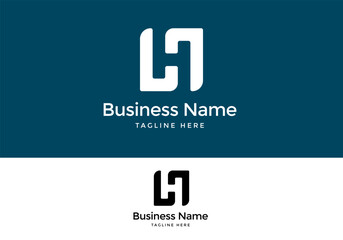 Monogram logo design concept letter L with H combination