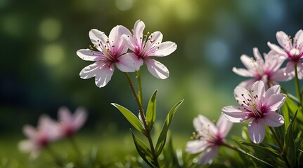 Obraz premium art abstract spring background or summer background.generative.ai