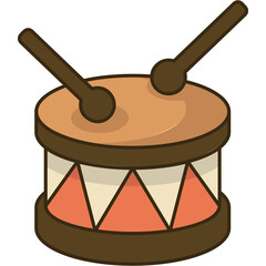 Circus Drum Sticker