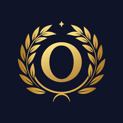 Luxurious letter logo design vector Icon illustration