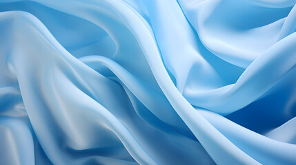 Digital blue fabric wavy curve abstract graphic poster PPT background