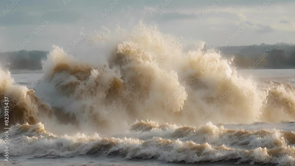 Poster the serene river suddenly transforms into a wild ride as the tidal bore surges in leaving chaos in i