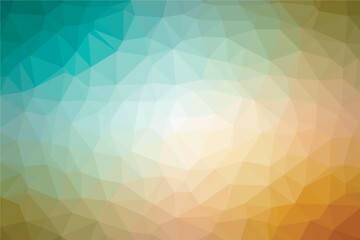 Gradient multicolor polygon pattern. Low poly design. Vector illustration