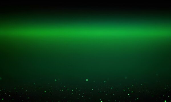 Green abstract background with dark theme and catchy light beams modernity concept illustration