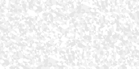 Vector geometric seamless technology gray and white triangle element light background. Abstract digital grid light pattern white Polygon Mosaic triangle Background, business and corporate background.