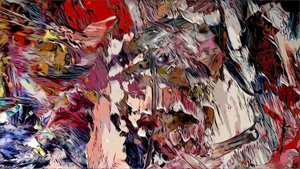 abstract background wallpaper. Modern motif visual art. Mixtures of oil paint. Trendy hand painting canvas. Wall decor and Wall art prints Idea. 3D Texture. Art object	