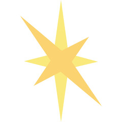Obraz premium Sparkling Star Illustration
