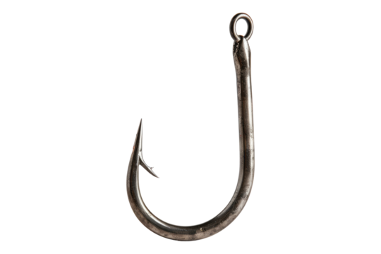 Fishing hook Isolated on white background