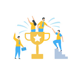 Team success illustration