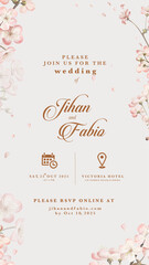 Digital Wedding Invitation Template 