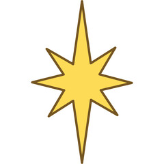 Sparkling Star Sticker