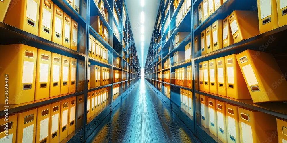 Poster Organized Storage of Documents and Files in a Systematic Catalog for Efficient Data and Information Management, Generative AI