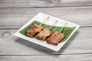 Thai cuisine - grilled pork skewer