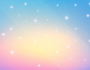 Fototapeta premium pastel light vector line gradient fairytale background