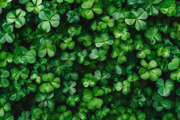 a group of clovers